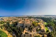 old city aerial view