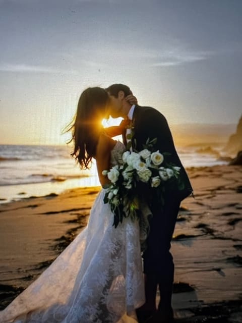 wedding sunset | Lindos Sea Lines wedding cruise lindos