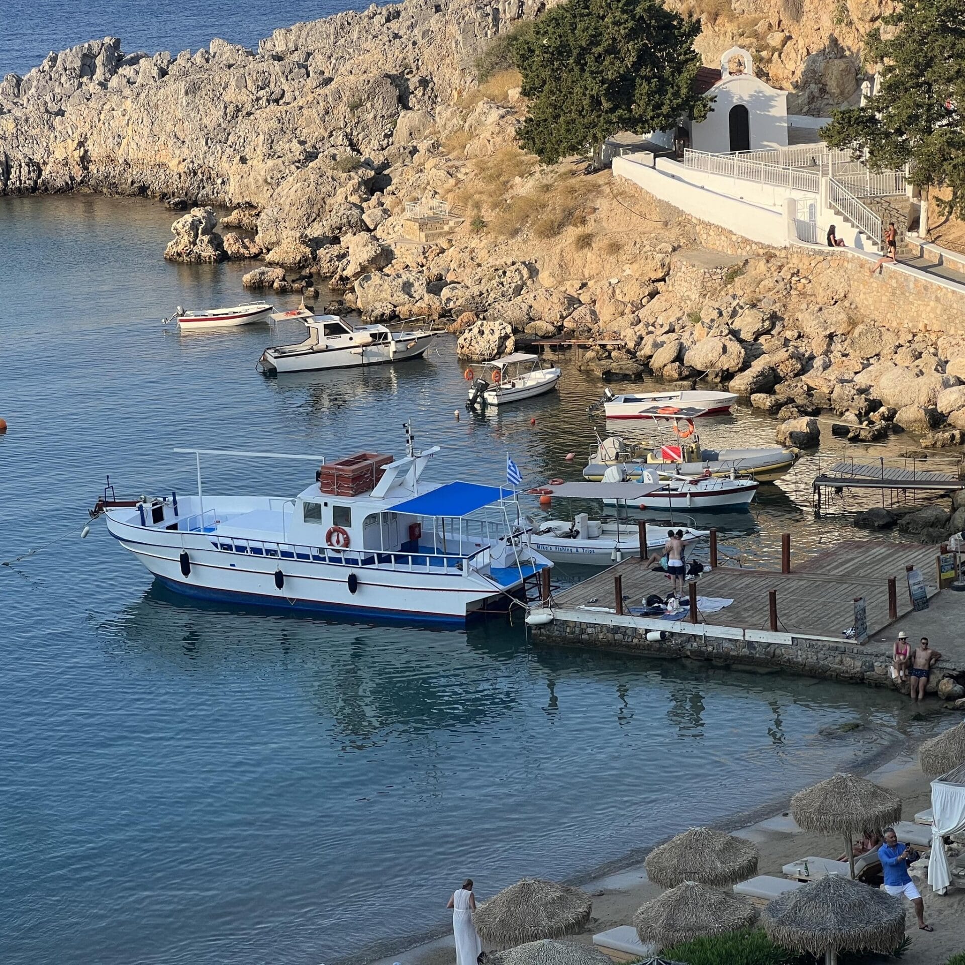 lindos boat trip wedding cruise