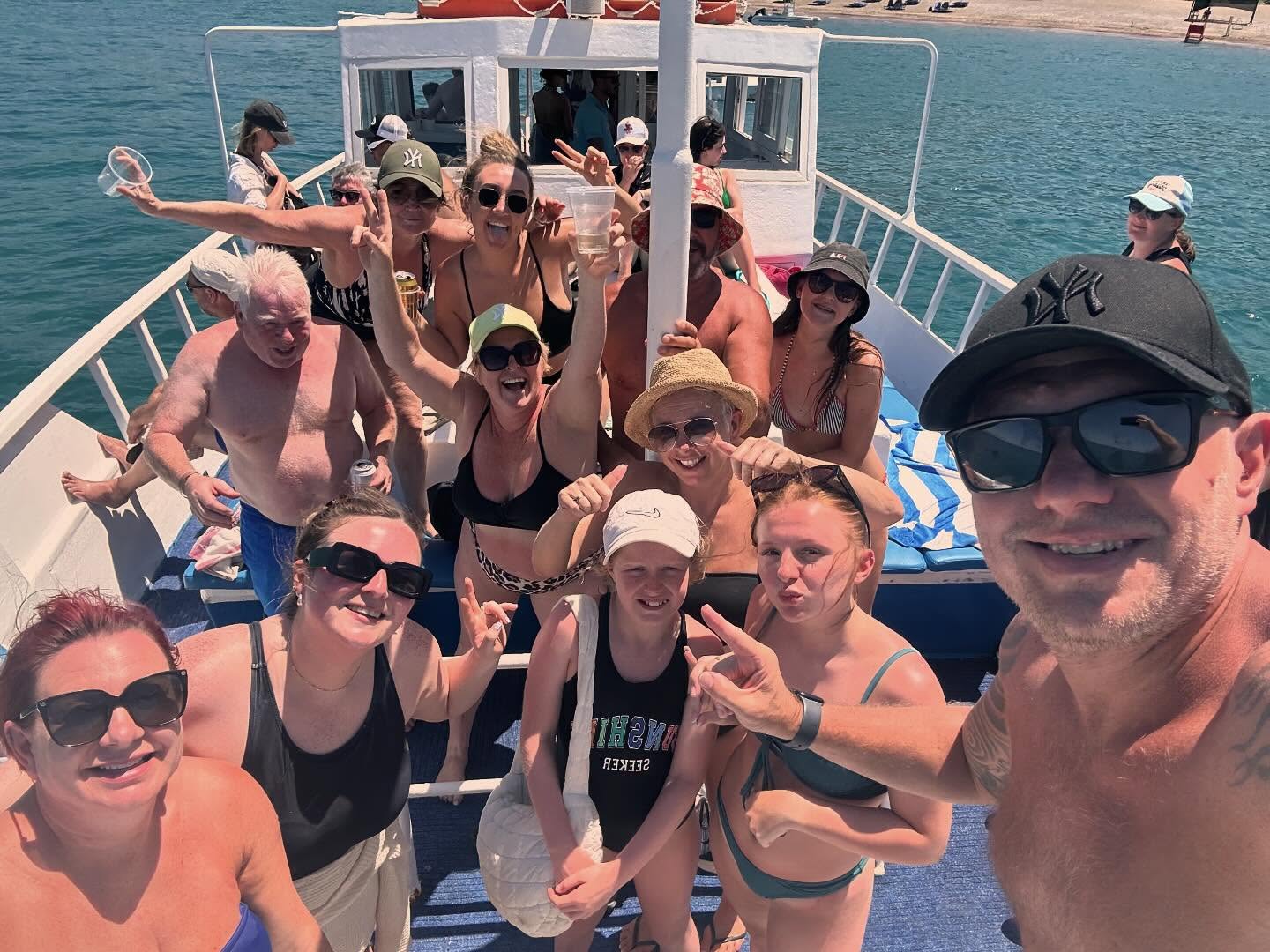 lindos boat trip fun and sun